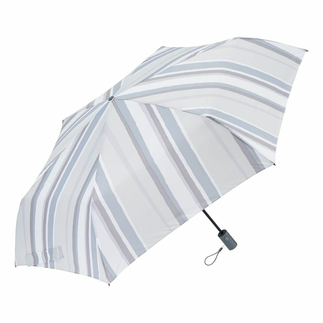【色:シアーストライプセサミラテ】Waterfront 折りたたみ傘 雨傘 um | フリマアプリ ラクマ