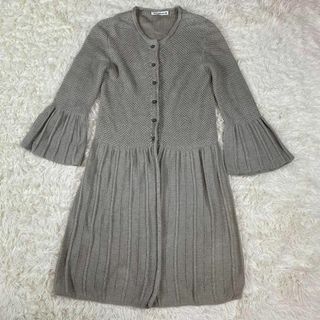 【美品】  mina perhonen / ミナペルホネン | paivyri カシミヤシルク混 カーディガン | 38 | グレー | レディース