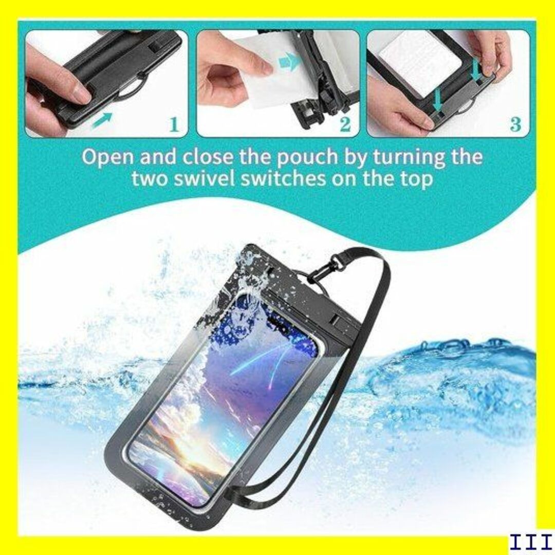 ST16 4 パック ユニバーサル防水ポーチ、大型防水ケー 4 パック 1084 スマホ/家電/カメラのスマホアクセサリー(モバイルケース/カバー)の商品写真