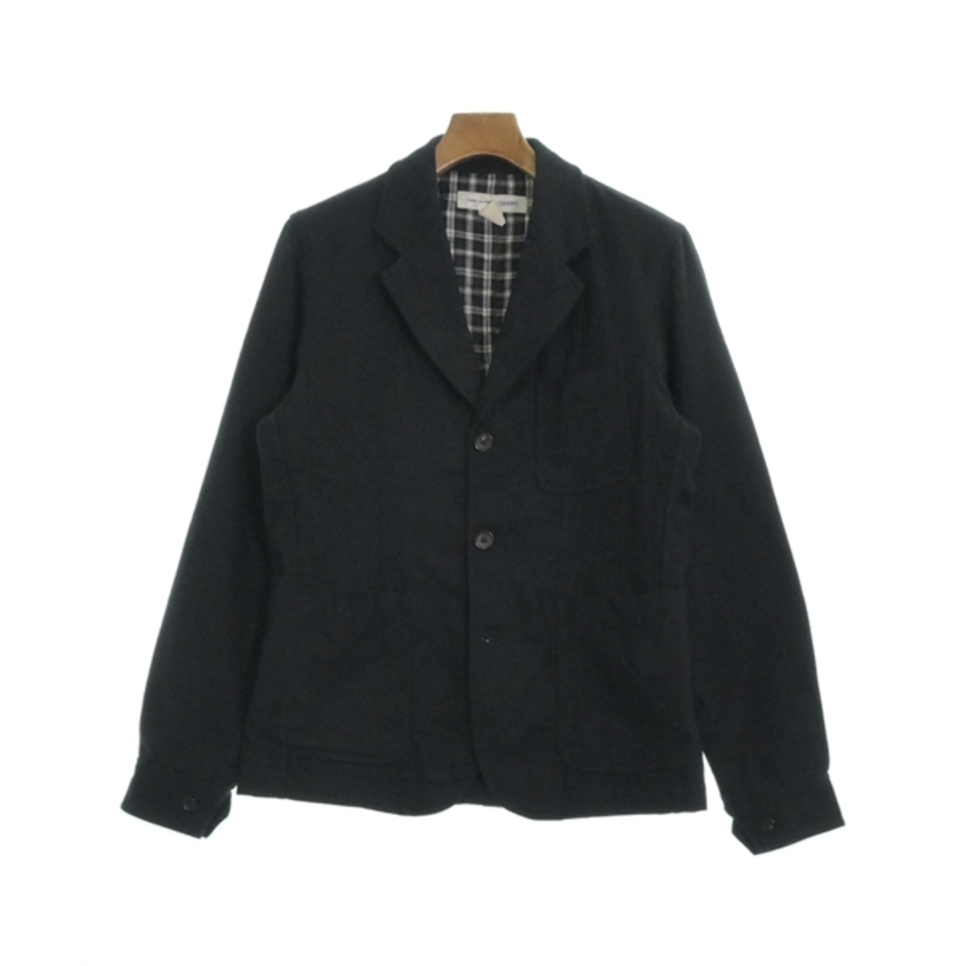 ボタン柄COMME des GARCONS SHIRT カジュアルジャケット S 紺