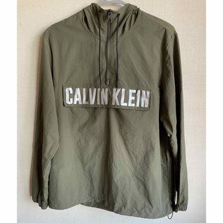 カルバンクライン(Calvin Klein)のカルバン・クライン　フード付ナイロン ジャケット Mサイズ(ナイロンジャケット)