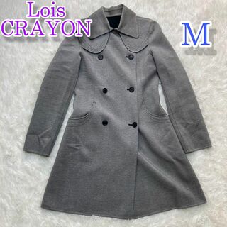 ロイスクレヨン(Lois CRAYON)のロイスクレヨン ダブルブレスト ロング コート ジャケット アウター M(ロングコート)
