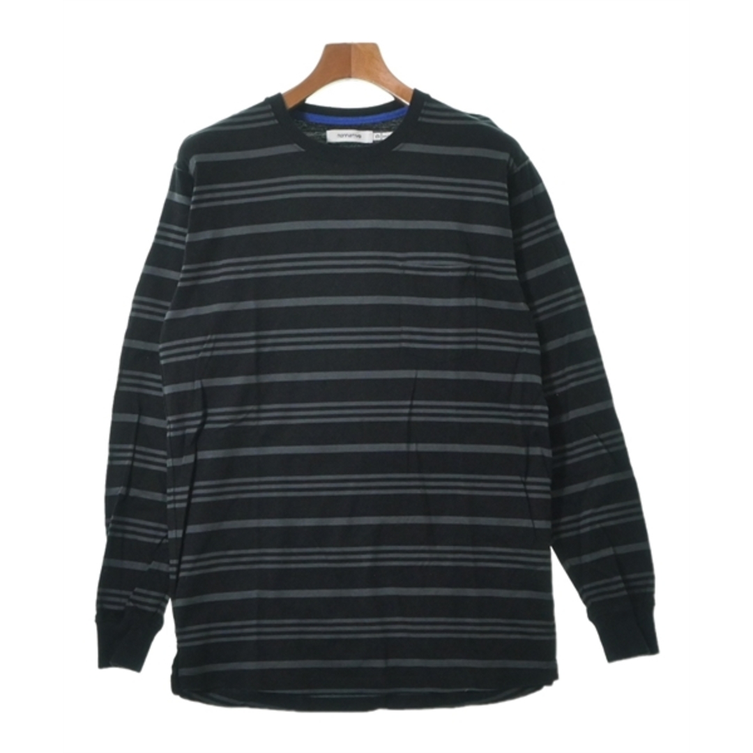 nonnative Tシャツ・カットソー 0(M位) 黒xグレー(ボーダー) 【古着】-