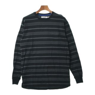 ノンネイティブ(nonnative)のnonnative Tシャツ・カットソー 0(M位) 黒xグレー(ボーダー) 【古着】【中古】(Tシャツ/カットソー(半袖/袖なし))