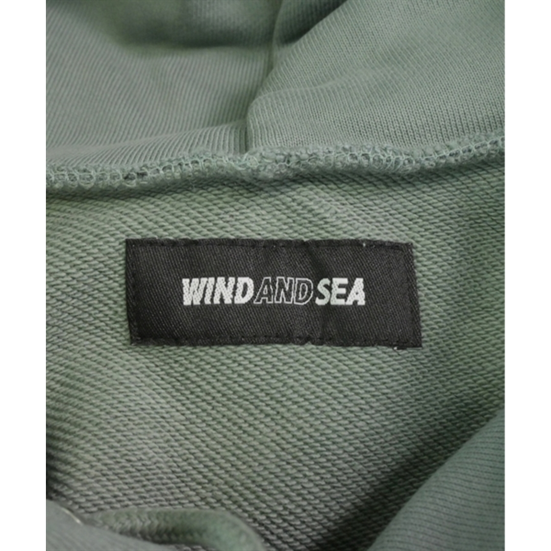 WIND AND SEA ウィンダンシー パーカー M 緑