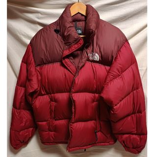 ノースフェイス(THE NORTH FACE) ダウンジャケット(レッド/赤色系)の