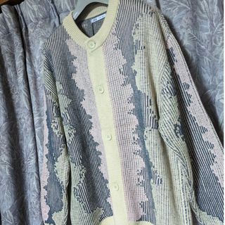 ZARA - ZARA総柄クルーネックニットカーディガンの通販 by Mino's shop|ザラならラクマ