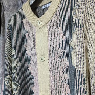 ZARA - ZARA総柄クルーネックニットカーディガンの通販 by Mino's shop|ザラならラクマ