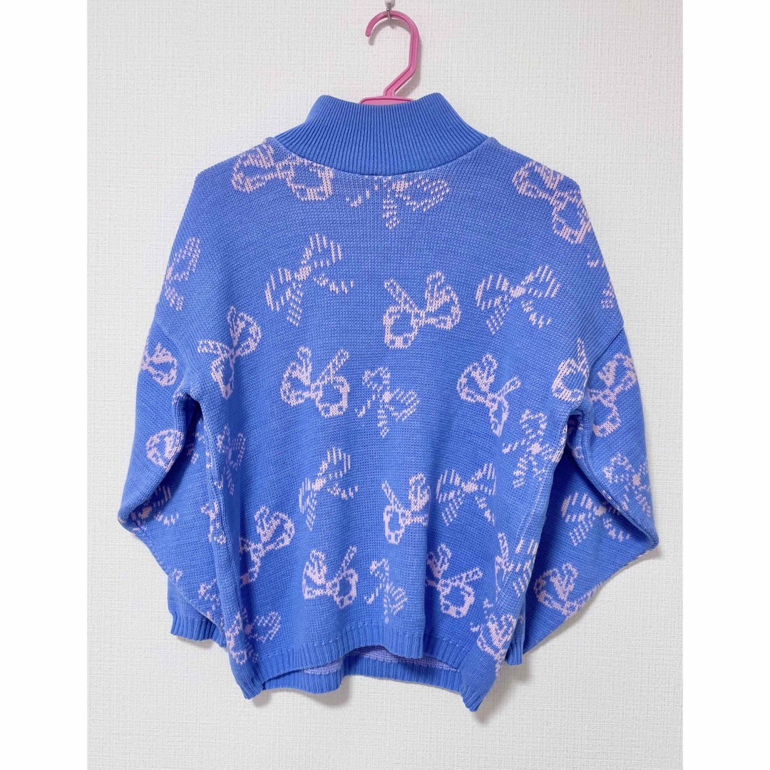 Spank!(スパンク)の美品♡ファンシーセーター♡おリボンいっぱい柄 レディースのトップス(ニット/セーター)の商品写真