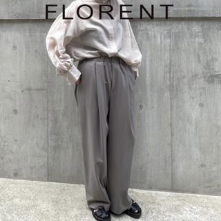 フローレント(FLORENT)の専用　florentフローレント♡ウール2wayワイドパンツ　GRY(カジュアルパンツ)