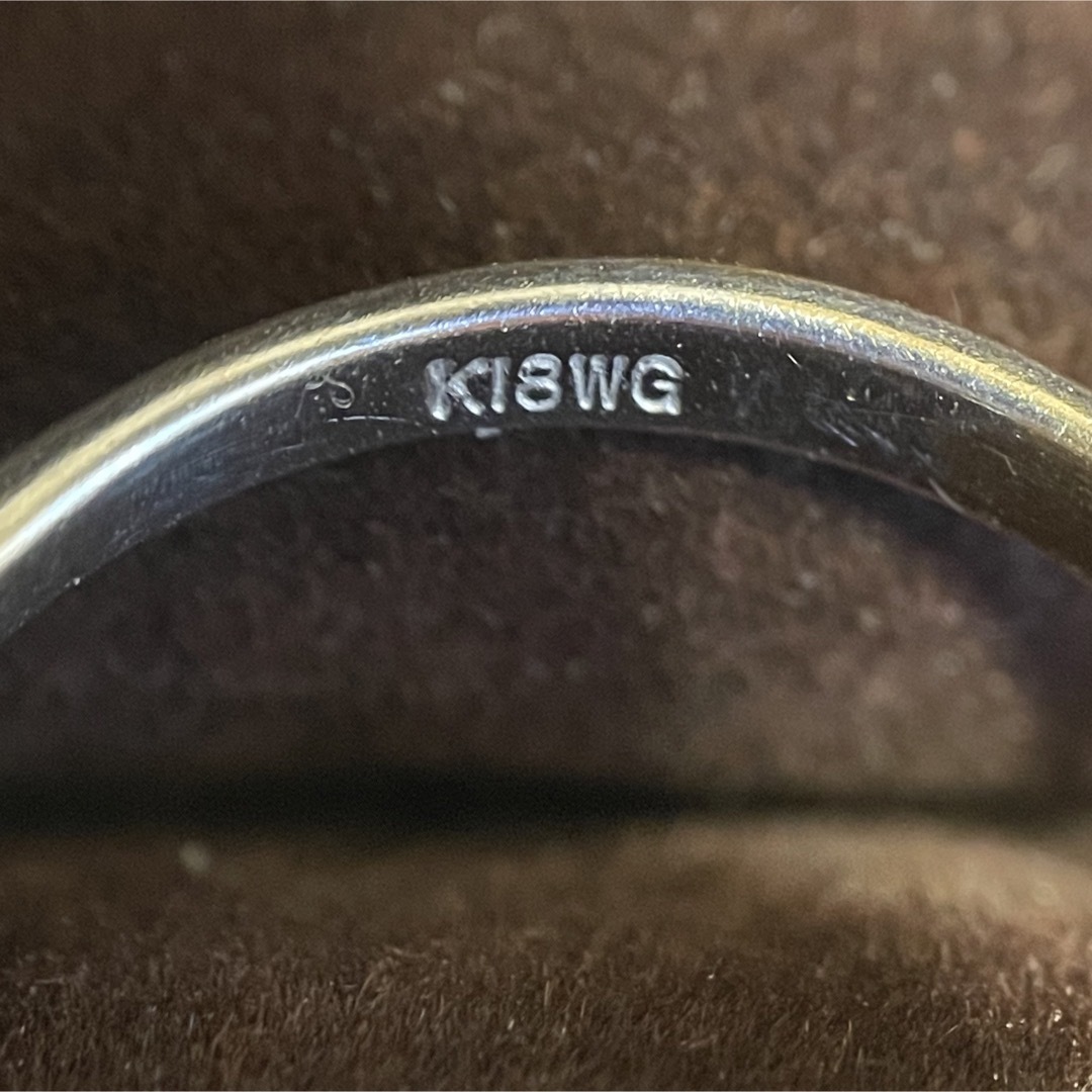 K18WG リング 指輪 18金