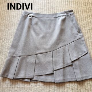 インディヴィ(INDIVI)のINDIVI　スカート(ひざ丈スカート)