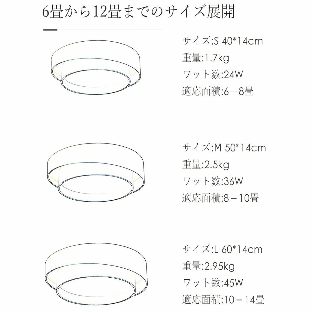 色: ホワイト枠  シーリングライト おしゃれ 北欧 1の通販