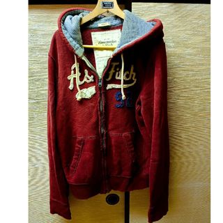 Abercrombie&Fitch(パーカー ・ レッド/赤色系)のフリマ Abercrombie&Fitch(パーカー ・ レッド/赤色系)のフリマ