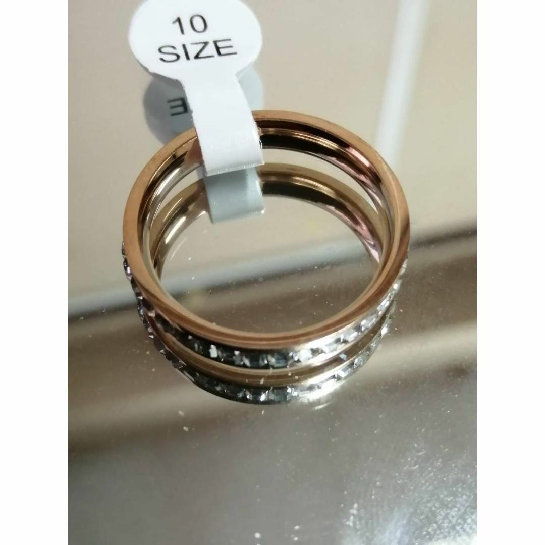 【SALE】リング メンズ レディース ピンク アクセサリー 指輪 22号 レディースのアクセサリー(リング(指輪))の商品写真
