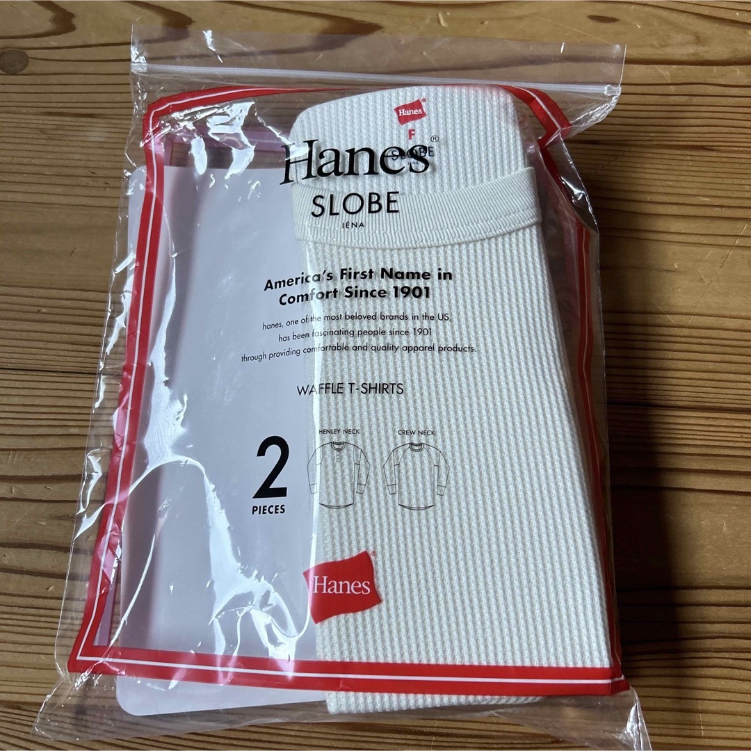 SLOBE IENA(スローブイエナ)の【Hanes / ヘインズ】SLOBE別注WAFFLE 2PACKカットソー レディースのトップス(カットソー(長袖/七分))の商品写真