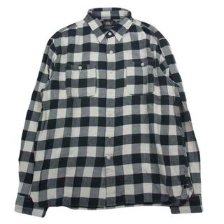 ダブルアールエル(RRL)のRRL ダブルアールエル × RonHerman ロンハーマン バッファロー チェック 長袖 シャツ ブラック系 XL【中古】(シャツ)