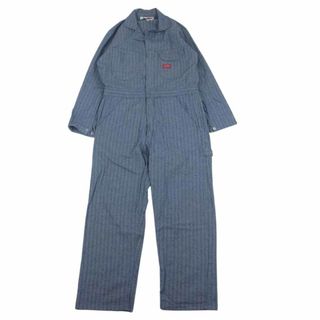 ディッキーズ(Dickies)のDickies ディッキーズ ツナギ TALON ZIP ヘリンボーン ツナギ オールインワン インディゴブルー系 38【中古】(その他)