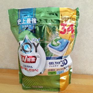 ピーアンドジー(P&G)の【新品】P&G JOY ジョイ食洗機用洗剤 ジェルタブ 3D 除菌 超特大63個(洗剤/柔軟剤)