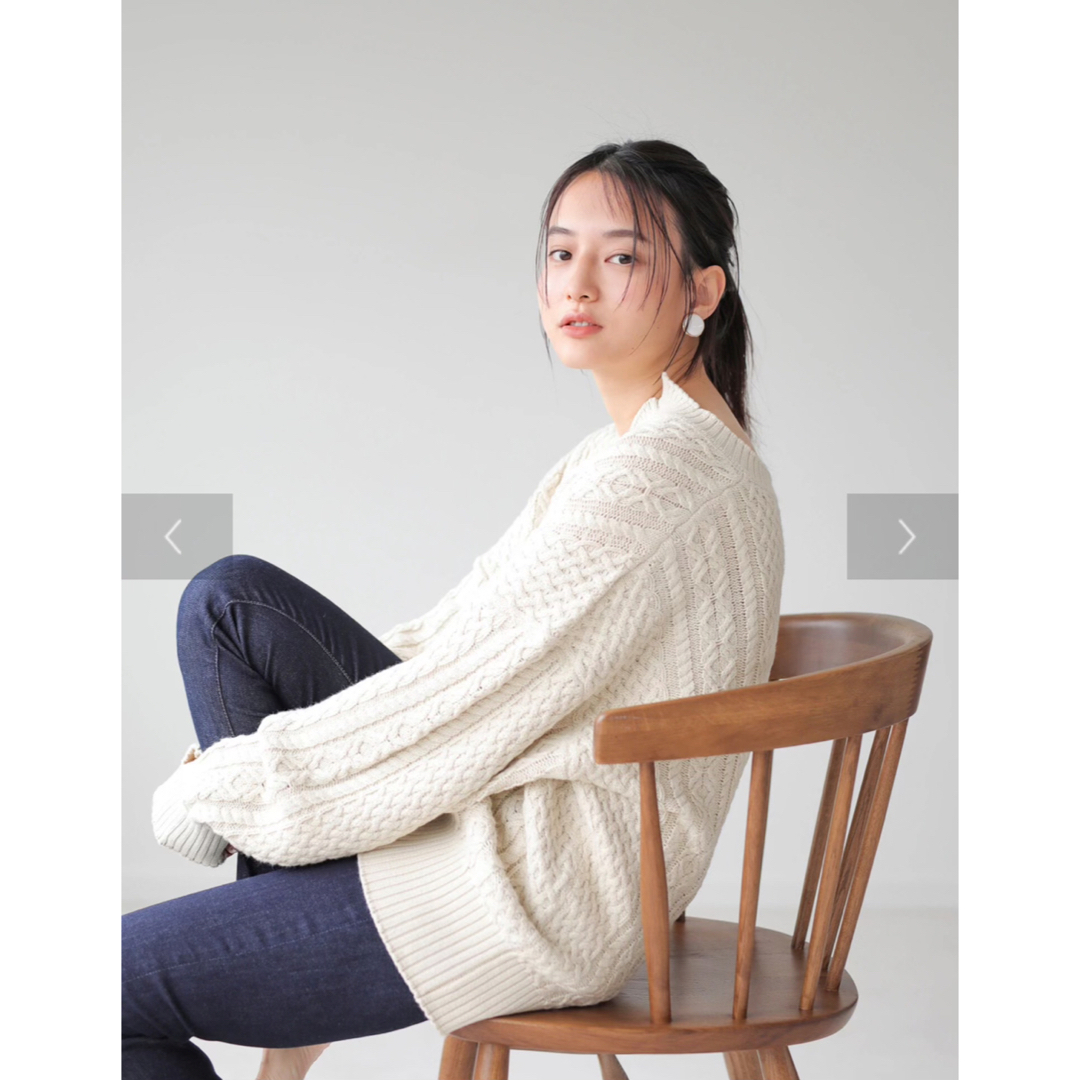 N.Natural beauty basic(エヌナチュラルビューティーベーシック)のニット　セーター　ローリーズファーム　アーバンリサーチ　ZARA ユニクロ　ザラ レディースのトップス(ニット/セーター)の商品写真