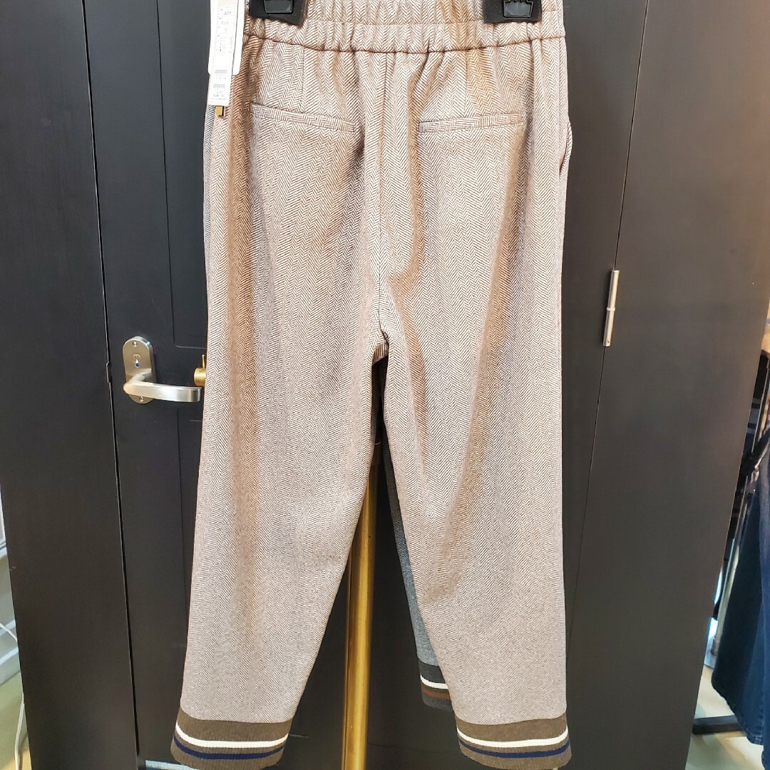 新品!ROBE テーパードパンツ　あったか。ヘリンボーン　2色　サイズ38/40