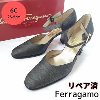 サルヴァトーレフェラガモ(Salvatore Ferragamo)の極美品❤箱付き☆フェラガモ【Ferragamo】ストラップ パンプス(ハイヒール/パンプス)