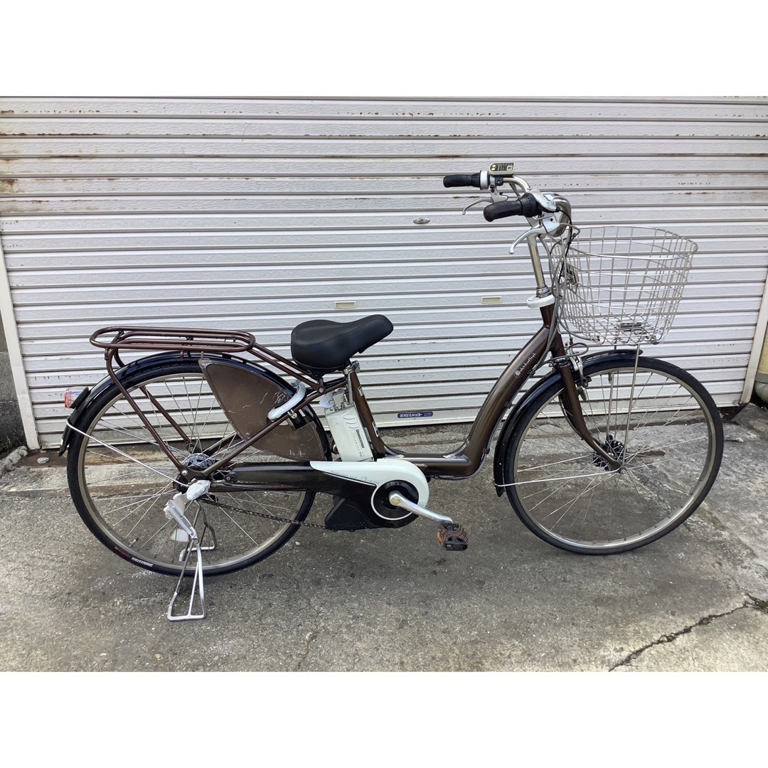 ブリヂストン新機種電動アシスト自転車Beauty?26インチブラウンアルミ