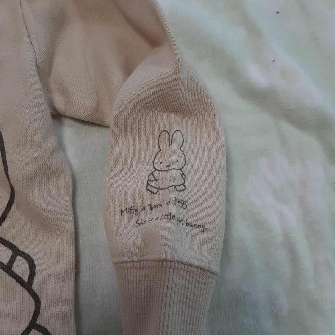 miffy(ミッフィー)のmiffy　トレーナー　100 キッズ/ベビー/マタニティのキッズ服男の子用(90cm~)(Tシャツ/カットソー)の商品写真