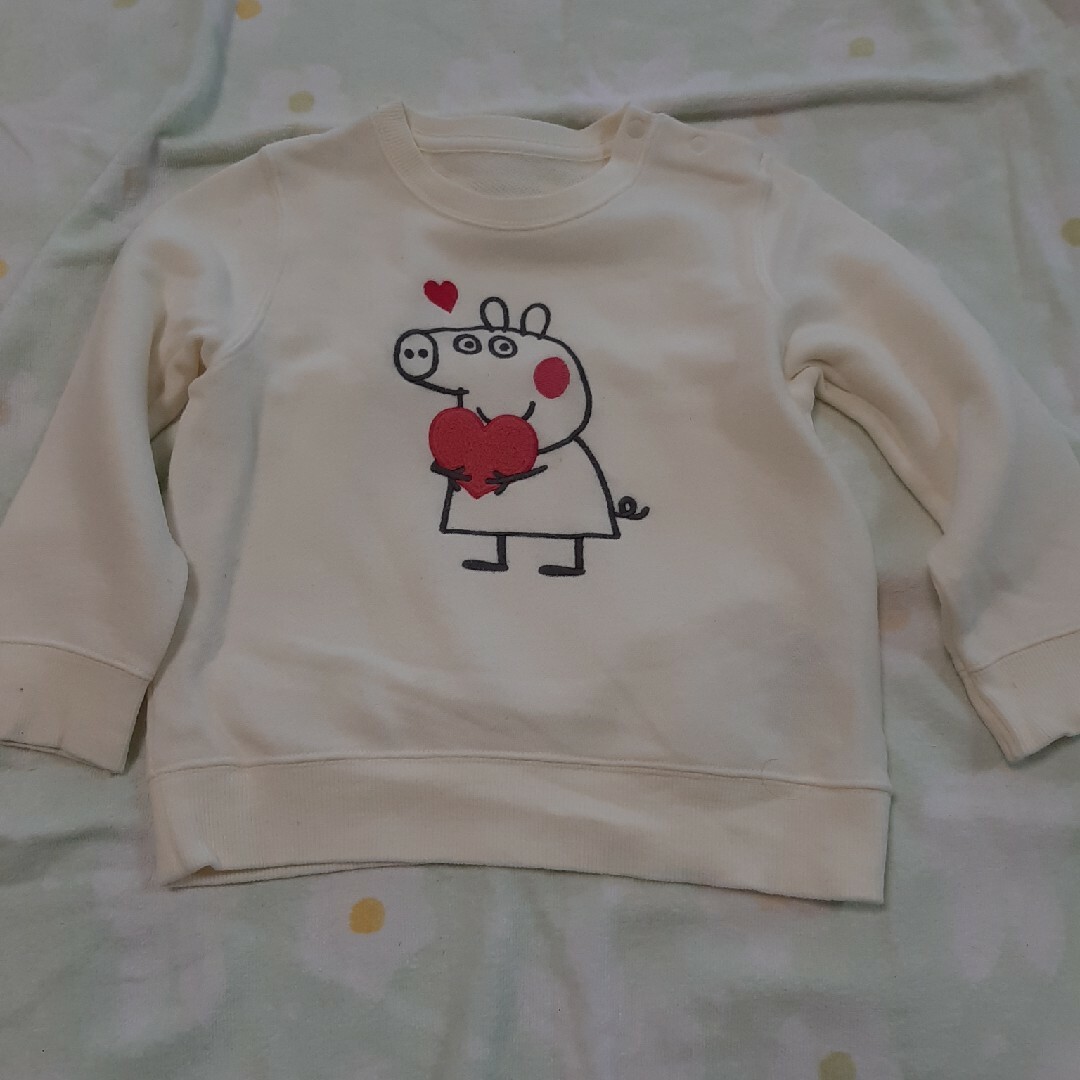 ペパーピッグ　トレーナー　100 キッズ/ベビー/マタニティのキッズ服男の子用(90cm~)(Tシャツ/カットソー)の商品写真