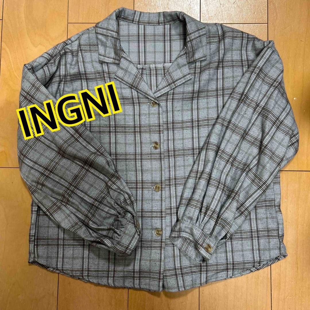 INGNI(イング)の美品　イング　INGNI  ブラウス　サイズM レディースのトップス(シャツ/ブラウス(長袖/七分))の商品写真