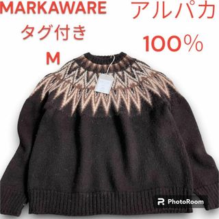 MARKAWEAR   MARKAWAREマーカウェアALPACA CREWNECKアルパカニットの