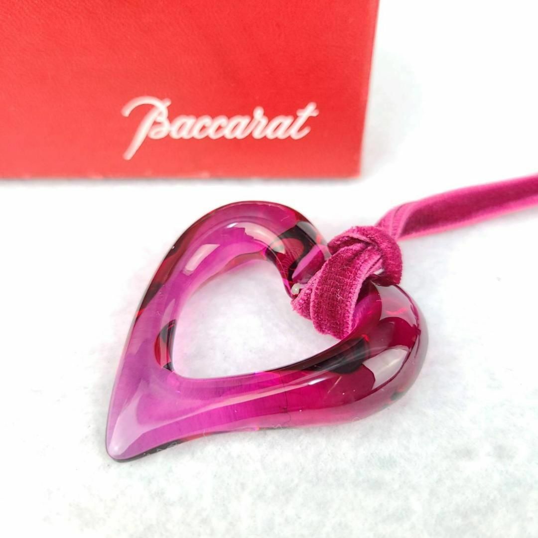 Baccarat - ◇【展示品】Baccarat バカラ ハート ピンク ネックレス 箱 ...