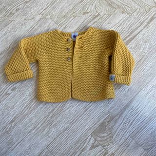 プチバトー(PETIT BATEAU)のプチバトー　カーディガン　　67cm(カーディガン/ボレロ)