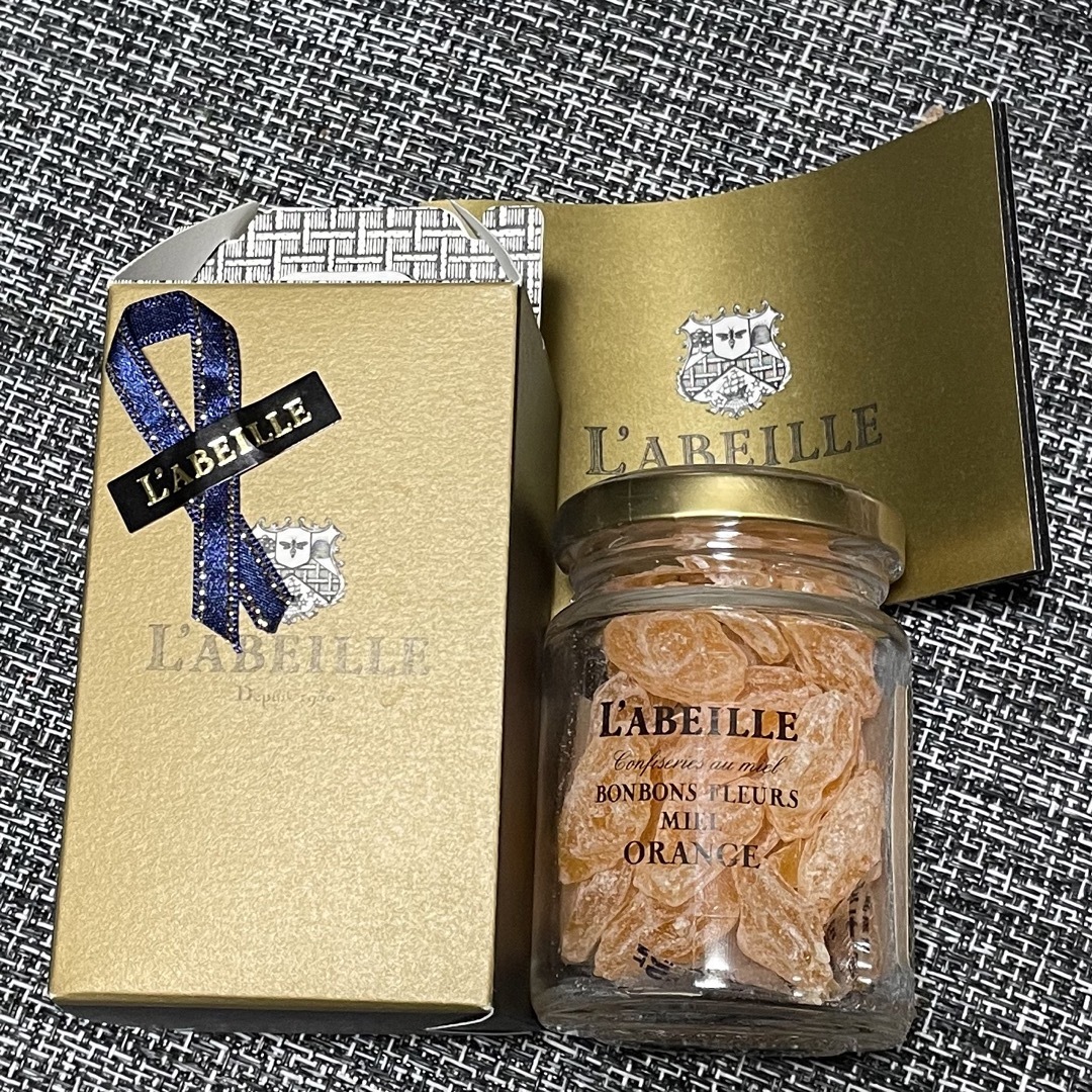 L’ABEILLE ラベイユ オレンジキャンディ ボンボンフルール ミエル 食品/飲料/酒の食品(菓子/デザート)の商品写真