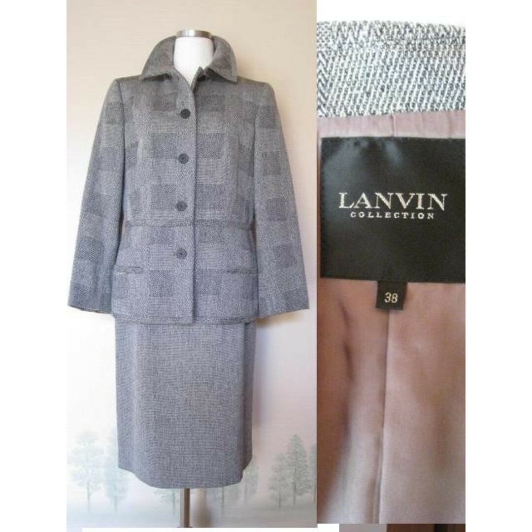 LANVIN COLLECTION(ランバンコレクション)の★LANVIN●ランバン★高級ツイード★スーツ★ レディースのフォーマル/ドレス(スーツ)の商品写真