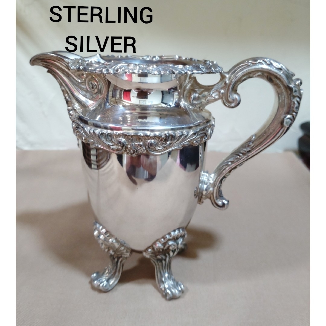 キッチン/食器④銀製/ミルクピッチャー/STERLING SILVER/食器/銀器/置物