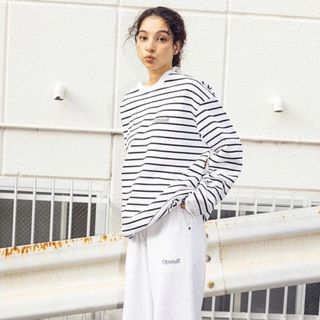 1LDK SELECT - 【 XL】 OPTSTUFF DRAWSTRING LONG SLEEVE Tの通販 by