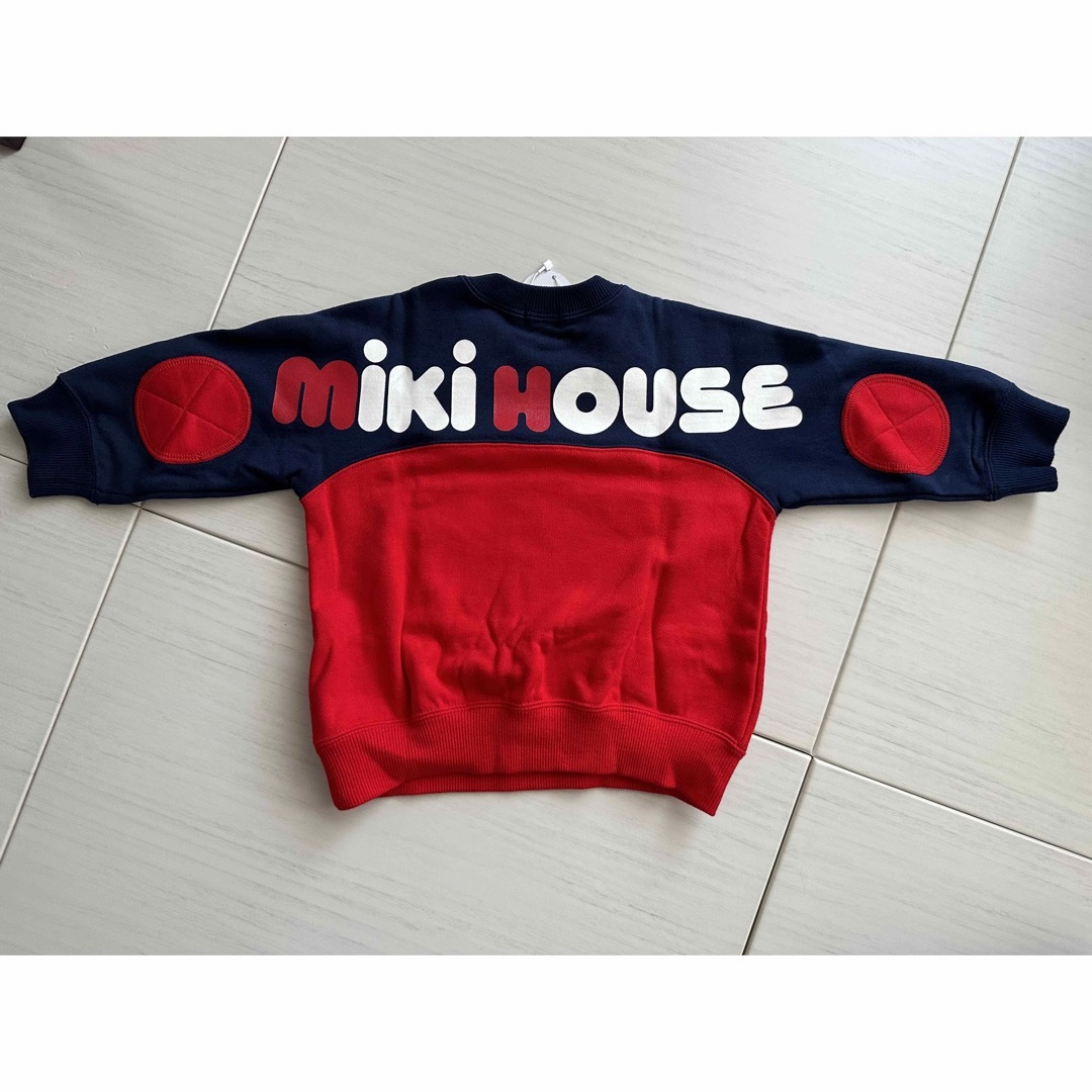 mikihouse(ミキハウス)のミキハウス　mikihouse ロゴトレーナー キッズ/ベビー/マタニティのベビー服(~85cm)(トレーナー)の商品写真