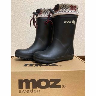 モズ(moz)の《moz》防寒・防雪ラバーレインブーツ MZ7600  17cm(長靴/レインシューズ)