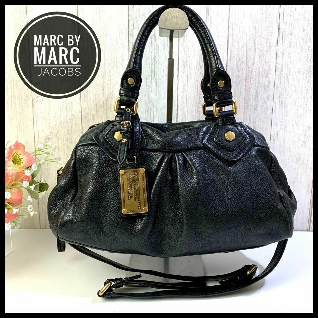 【美品】MARC JACOBS ハンドバッグ ショルダーバッグ 2way レザー