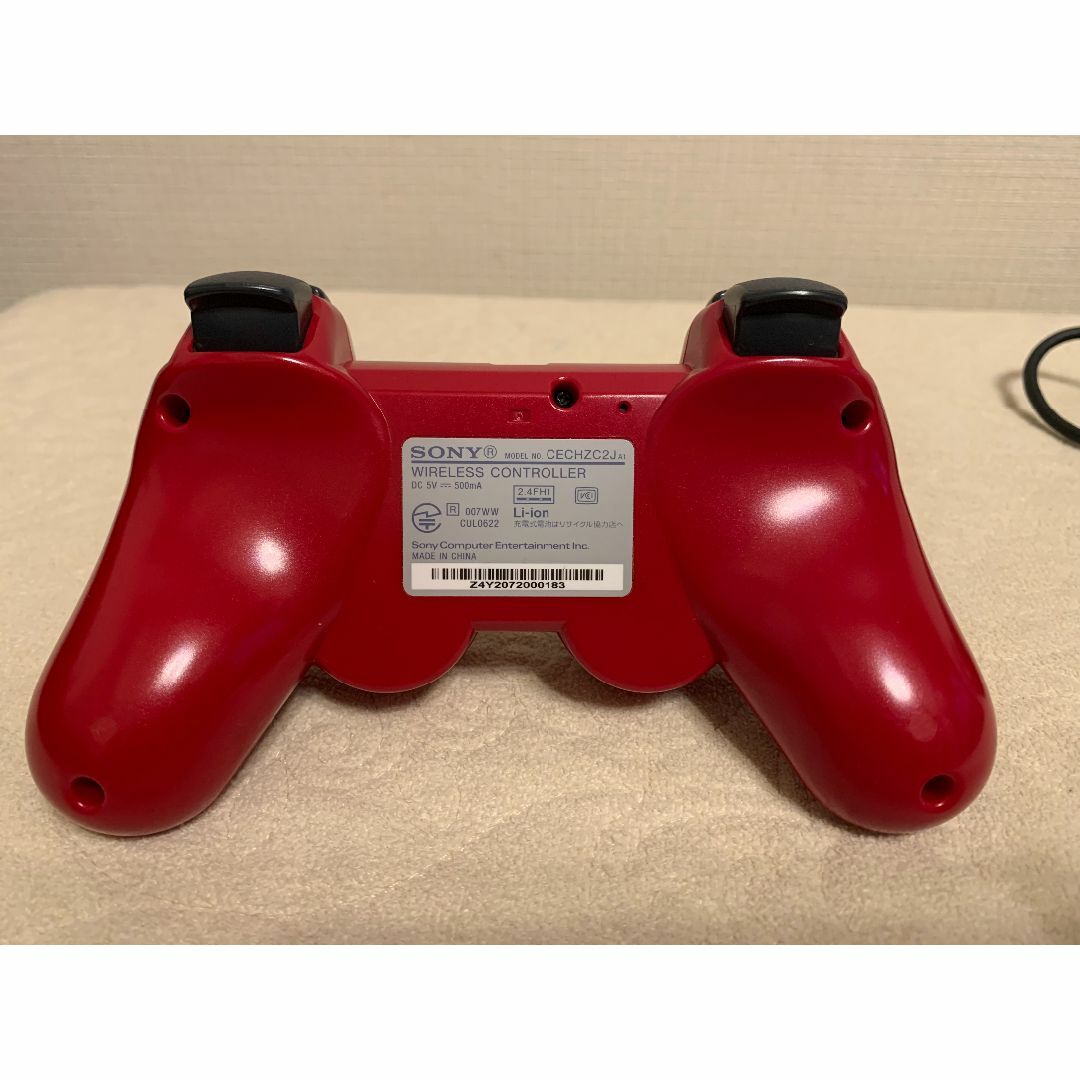 【ジャンク】PS3 コントローラーBlack & Red プレイステーション3 エンタメ/ホビーのゲームソフト/ゲーム機本体(その他)の商品写真