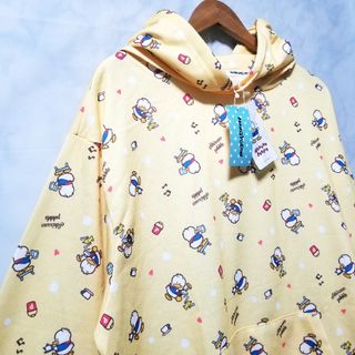 サンリオ(サンリオ)のサンリオ　あひるのペックル　新品　パーカー　総柄　SANRIO　ぺっくる(パーカー)