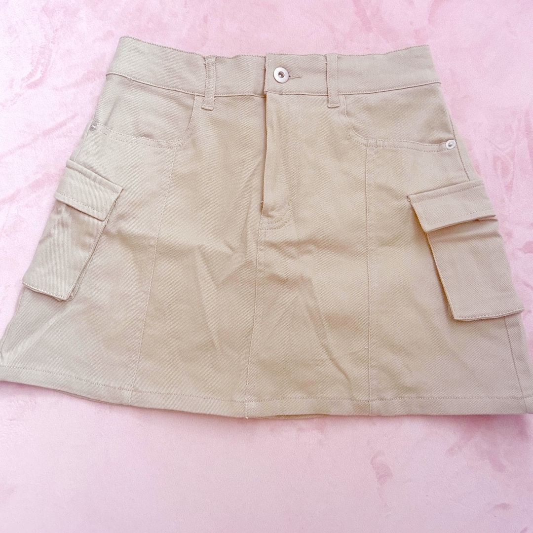 GRL(グレイル)のカーゴスカート　ベージュ レディースのスカート(ミニスカート)の商品写真