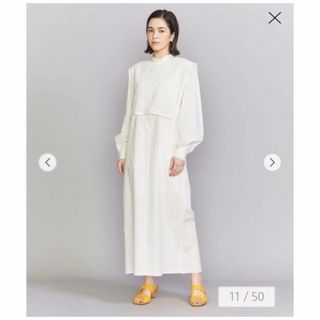 ビューティアンドユースユナイテッドアローズ(BEAUTY&YOUTH UNITED ARROWS)のBEAUTY&YOUTH  BY レースベスト レイヤードワンピース -2WAY(ロングワンピース/マキシワンピース)