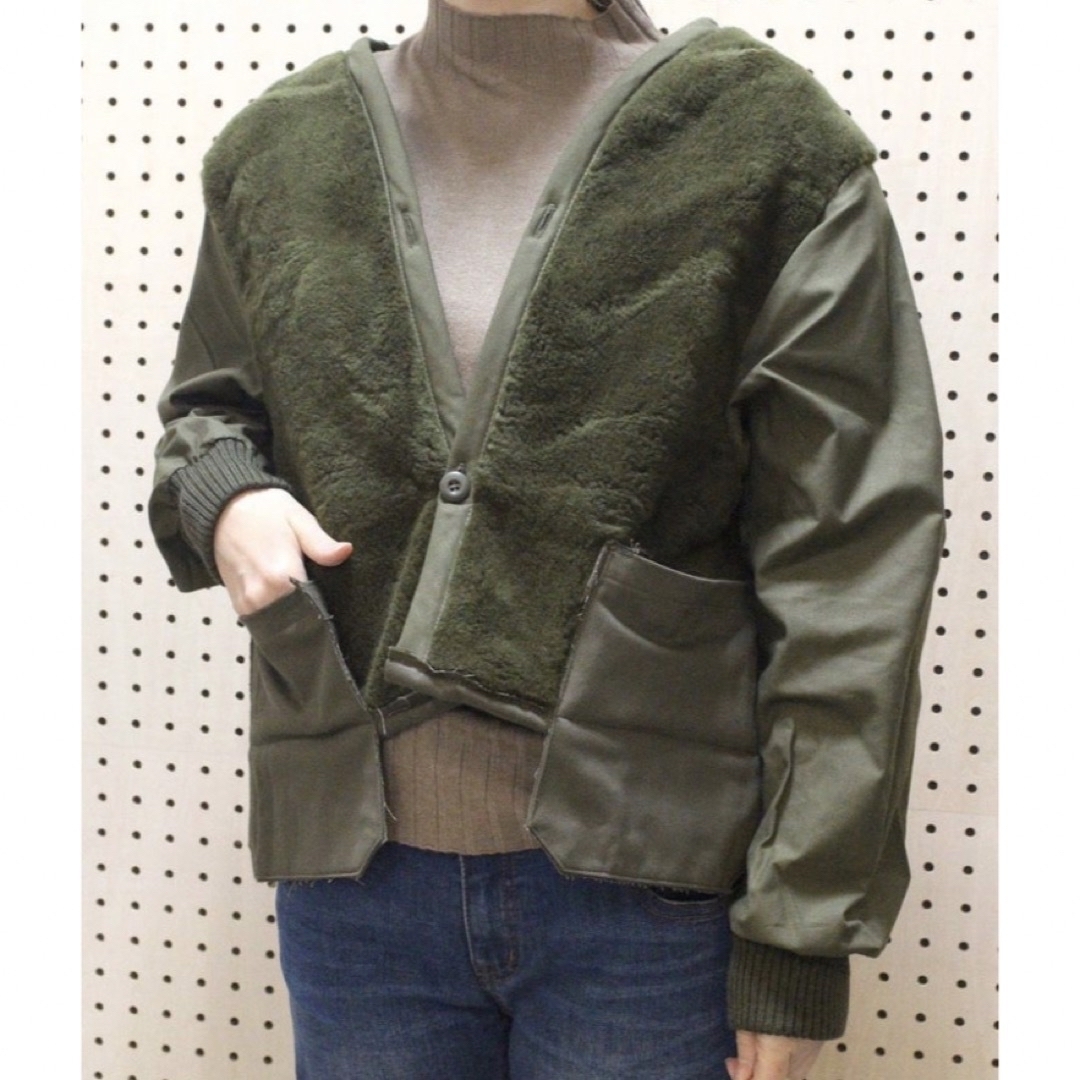 Days  リメイクミリタリーボアショートブルゾン メンズのジャケット/アウター(ミリタリージャケット)の商品写真