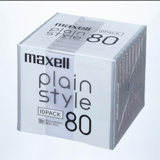 マクセル(maxell)のミニディスク 80分 10枚 PLMD80.10P MD(その他)