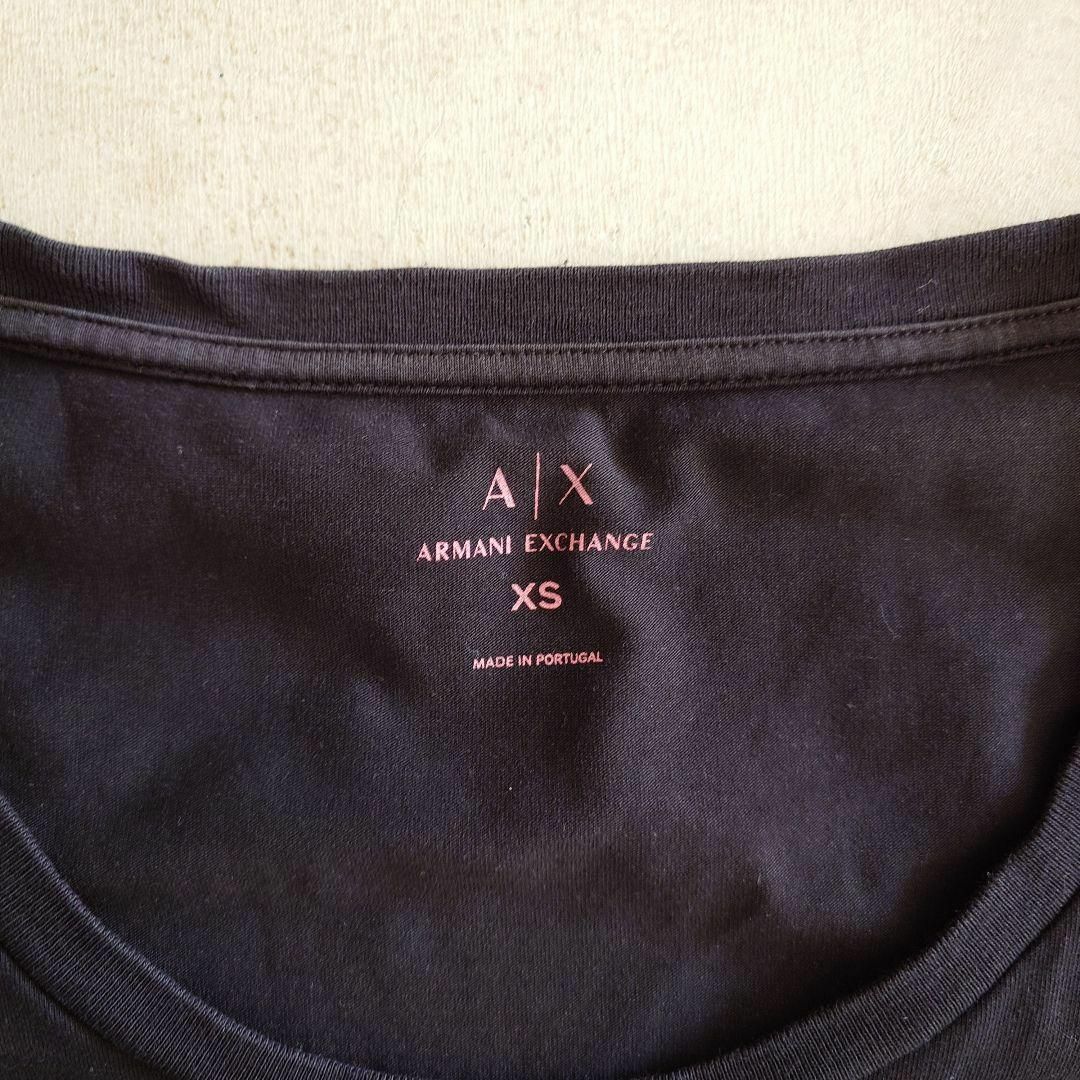 ARMANI EXCHANGE(アルマーニエクスチェンジ)のAX アルマーニエクスチェンジ　レディース　プリントTシャツ　サイズxs レディースのトップス(Tシャツ(半袖/袖なし))の商品写真