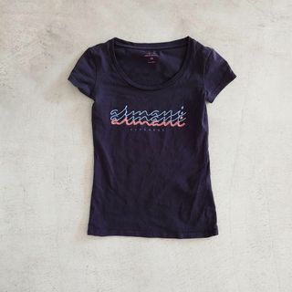 アルマーニエクスチェンジ(ARMANI EXCHANGE)のAX アルマーニエクスチェンジ　レディース　プリントTシャツ　サイズxs(Tシャツ(半袖/袖なし))