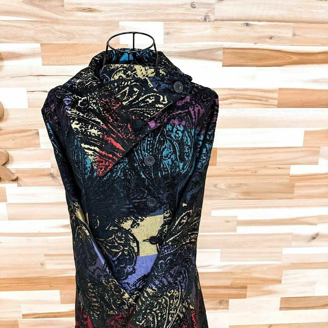 Desigual　デシグアル コート　ジャガード織り美品