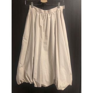 エリン(ELIN)の新品 ELIN Taffeta gather skirt 38 Natural(ロングスカート)